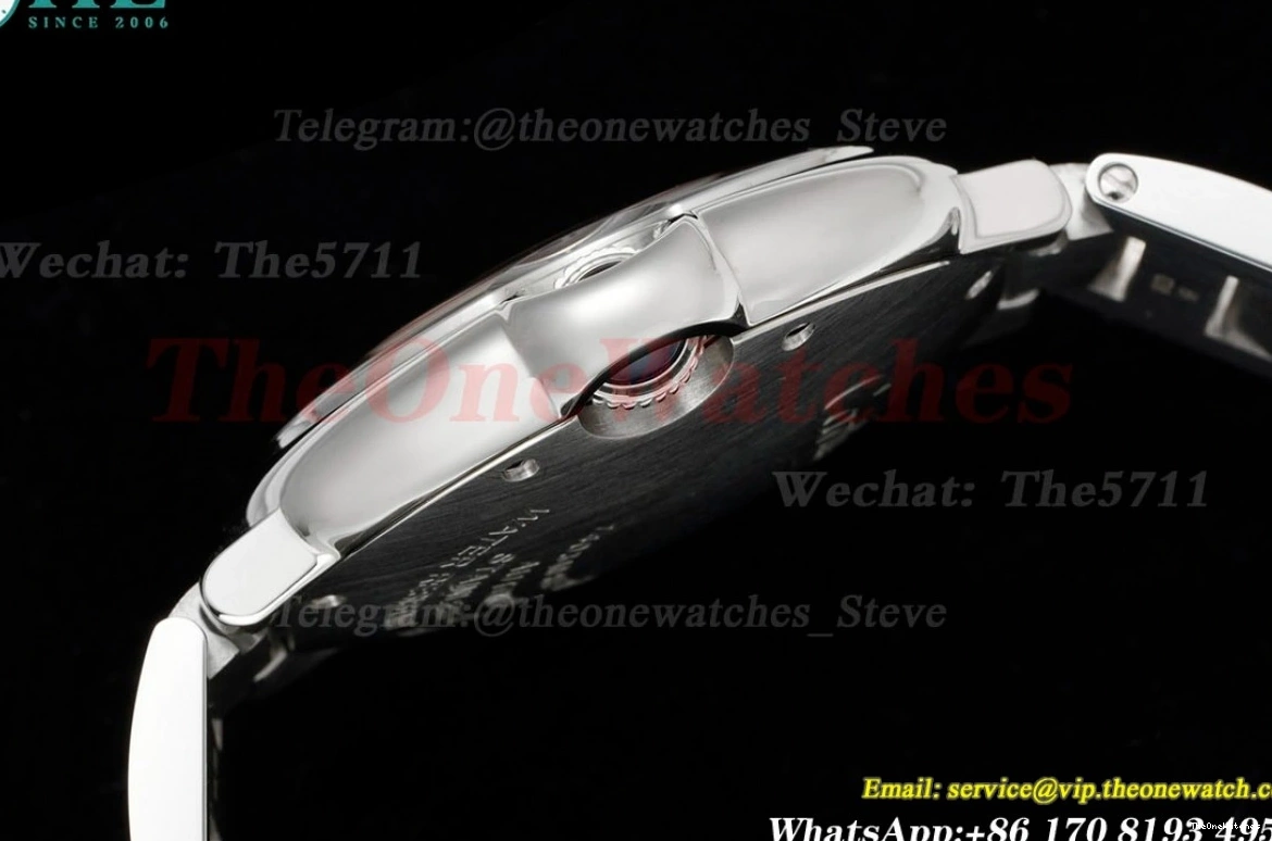 36mm 3KF De Cartier SS A076 Stk Bleu SS Ballon Pink 0217